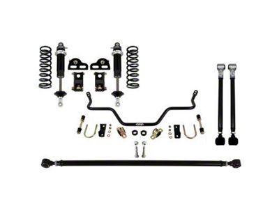 Detroit Speed Rear Suspension Speed Kit 2 with Double Adjustable Shocks (82-92 Firebird w/ 3-Inch Axles)