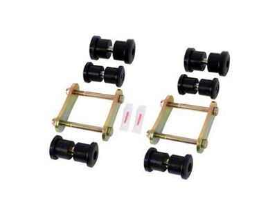 Detroit Speed Urethane Leaf Spring Heavy Duty Shackle Kit (67-81 Firebird)