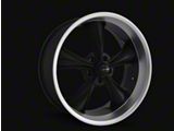 Ridler 695 Matte Black with Machined Lip Wheel; 18x9.5