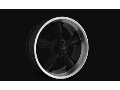 Detroit Wheels Ridler 20X10 695 Series Matte Black W Machine Lip