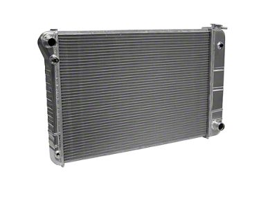 DeWitts Pro Series Direct Fit Radiator; Natural Finish (73-87 C10 w/ Manual Transmission)