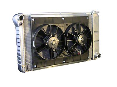 Dewitts Radiator w/Fans Automatic Transmission Chevelle 68-72