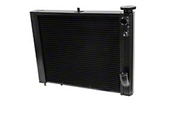 DeWitts LS Swap Pro Series Direct Fit Radiator; Black Finish (61-62 Corvette C1 w/ Manual Transmission)