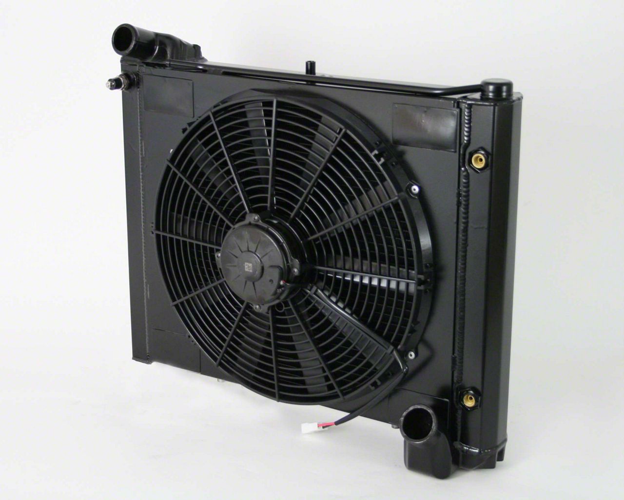 DeWitts Ecklers Pro Series Direct Fit Radiator and Fan Combo; Black ...