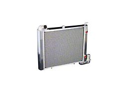 DeWitts Pro Series Direct Fit Radiator; Natural Finish (63-72 Small Block V8 Corvette C2 & C3 w/ Automatic Transmission)