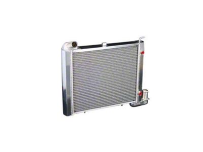 DeWitts Pro Series Direct Fit Radiator; Natural Finish (63-72 Small Block V8 Corvette C2 & C3 w/ Automatic Transmission)