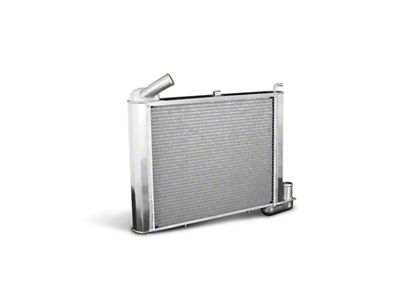 DeWitts Pro Series Direct Fit Radiator; Natural Finish (1965 Big Block V8 Corvette C2 w/ Manual Transmission)