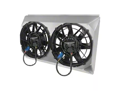 DeWitts Brushless Dual Radiator Fan Kit; 12-Inch (Universal; Some Adaptation May Be Required)