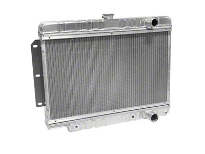 DeWitts Pro Series Direct Fit Radiator for Aftermarket Steering Box; Natural Finish (59-64 Impala w/ Automatic Transmission)