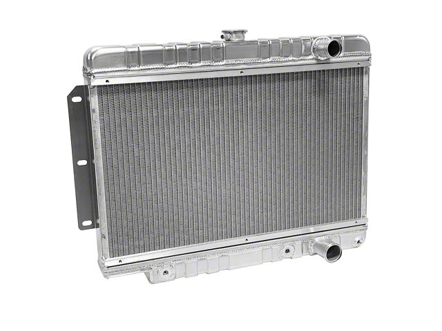 DeWitts Pro Series Direct Fit Radiator for Aftermarket Steering Box; Natural Finish (59-64 Impala w/ Automatic Transmission)