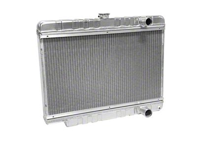 DeWitts Pro Series Direct Fit Radiator for Aftermarket Steering Box; Natural Finish (59-64 Impala w/ Manual Transmission)