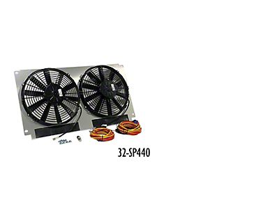 Dewitts Fan Kit Dual 2200cfm  66-67 Chevelle