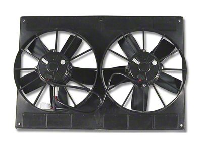 DeWitts Dual Cooling Fan Upgrade for Stock Single Row Factory Radiators (90-96 Corvette C4)