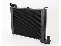 DeWitts HP Series Direct Fit Radiator; Black Finish (63-67 Small Block V8 Corvette C2 w/ Manual Transmission)