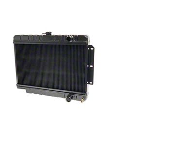 DeWitts Pro Series Direct Fit Radiator; Black Finish (59-64 Impala w/ Automatic Transmission)