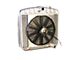 DeWitts Pro Series Direct Fit Radiator and Fan Combo; Natural Finish (55-57 I6 150, 210, Bel Air, Nomad w/ Automatic Transmission)