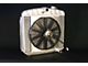 DeWitts Pro Series Direct Fit Radiator and Fan Combo; Natural Finish (55-57 I6 150, 210, Bel Air, Nomad w/ Manual Transmission)