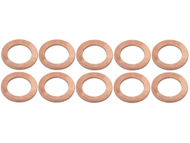 Differential Carrier Copper Washer Set Of Ten, 1962-1970
