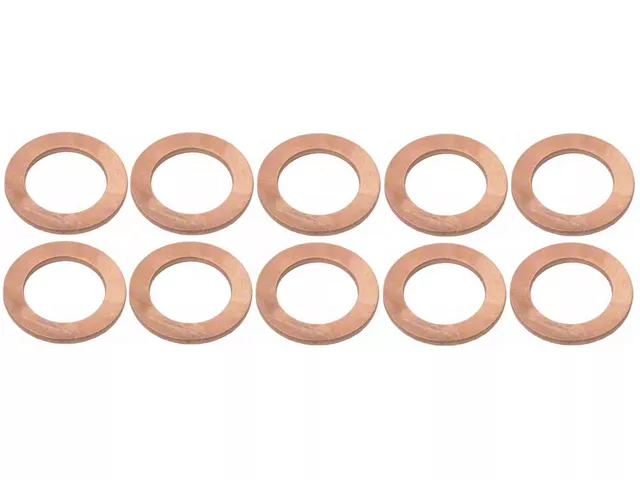 Differential Carrier Copper Washer Set Of Ten, 1962-1970