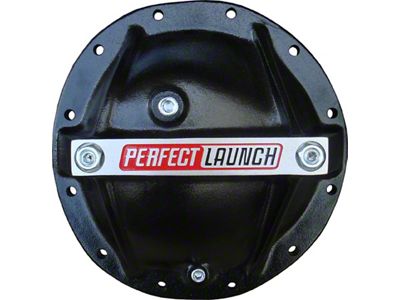 Differential Cover; 'Perfect Launch' Model; Fits GM 12 Bolt; Aluminum; Black