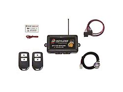 Digital Guard Dawg Performance Keyless Ignition System with Billet Start Button for Power Door Locks; Blue LED (Universal; Some Adaptation May Be Required)