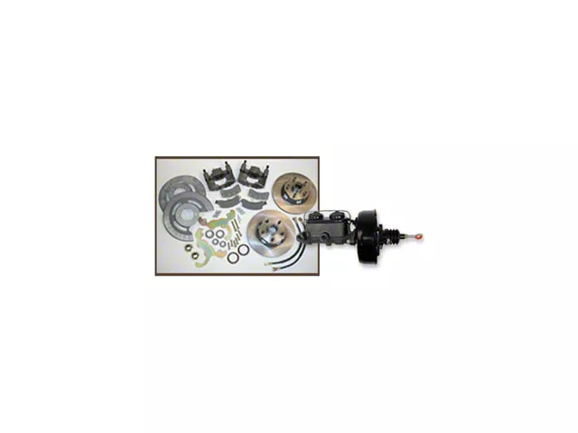 Disc Brake Conversion Kit, With Power Booster & Master Cylinder, Galaxie, Full-Size Mercury, 1965-1969