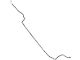 Disc Brake Line, Front To Rear, Steel, Fairlane, 1974 (Front Disc Brakes)