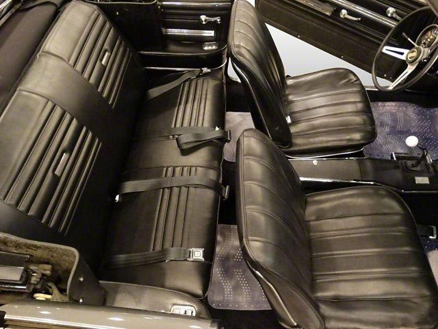 Distinctive Industries Chevelle Bucket Seat Covers, Convertible, Front & Rear, 1966
