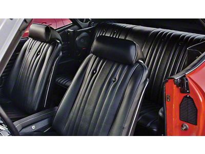 Distinctive Industries Chevelle Bucket Seat Covers, Convertible, Front & Rear, 1969