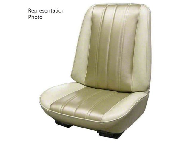 Distinctive Industries Chevelle Bucket Seat Covers, Coupe Or Convertible, Front, Two-Tone, 1966