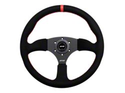 DND Performance Interior Alcantara Touring Steering Wheel; 350mm Diameter; Gray (Universal; Some Adaptation May Be Required)