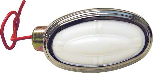 53-56 Ford Truck Dome Light Assembly - Housing, With Switch Hole & Lens - CMW Trucks