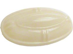Dome Lamp Lens - White Plastic Lens - Oval - Ford