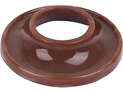 Door Handle Escutcheon - Plastic - Red Brown - Deluxe (1936 Ford Car; 1936 Ford Truck)