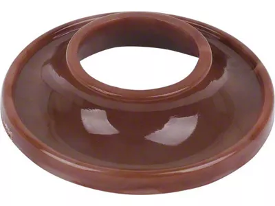 Door Handle Escutcheon - Plastic - Red Brown - Ford Deluxe