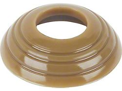 Door Handle Escutcheon - Plastic - Yellowish Brown - Ford Deluxe