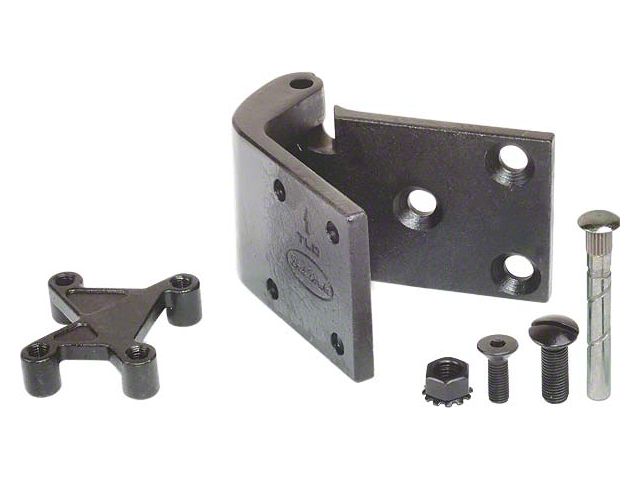 Door Hinge Set - Precision-Cast All Steel - Both Front Doors - Ford Passenger Except Station Wagon