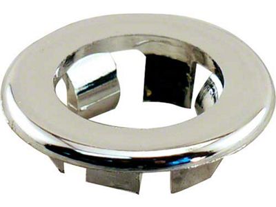 Door Lock Button Grommet - Chrome