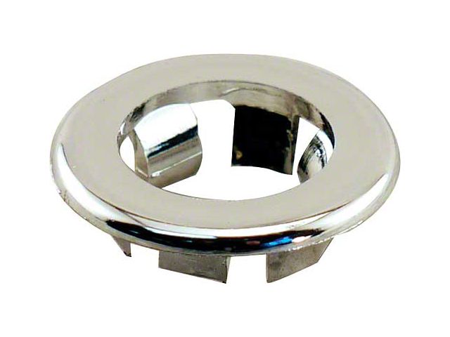 Door Lock Button Grommet - Chrome