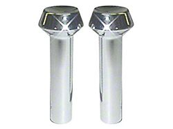 OPR Door Lock Button/ Chromed Plastic (65-67 Comet; 65-67 Falcon)