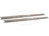 Door Sill Plates, Pair, Chrome Plated Steel, 5-Window Coupe (1932 Ford Car)