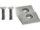 Door Striker Plate - Stainless Steel - Ford Closed Car Except 32 3 Window Coupe
