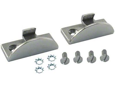 Door Striker Plates - Stainless Steel - Ford Roadster & Ford Phaeton