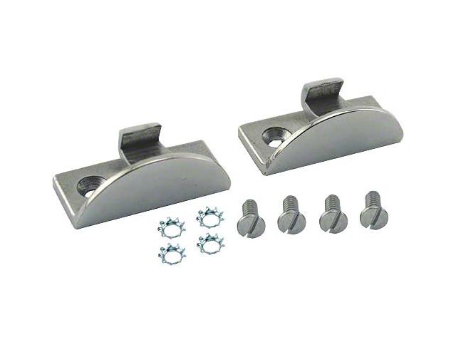 Door Striker Plates - Stainless Steel - Ford Roadster & Ford Phaeton