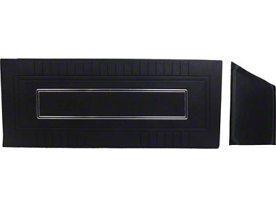 Door & R Qrt Panel Set/ Black/ 66-67 Fairlane Conv