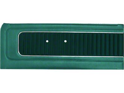 Door Trim Panels - Falcon Futura 2-Door & Ranchero With Deluxe Trim - Two-Tone Turquoise-Aqua L-2929 & L-3097