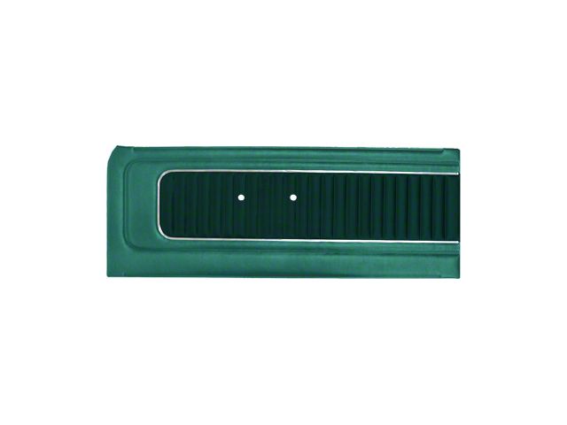 Door Trim Panels - Falcon Futura 2-Door & Ranchero With Deluxe Trim - Two-Tone Turquoise-Aqua L-2929 & L-3097