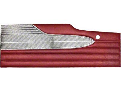 Door Trim Panels - Falcon Futura, Sprint 2-Door Hardtop & Ranchero - Red L-1377