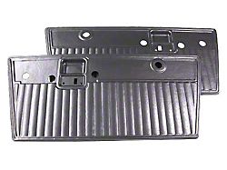 Door Trim Panels - Pleated Design - Black