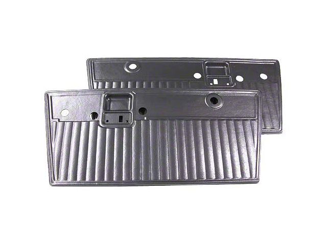 Door Trim Panels - Pleated Design - Black